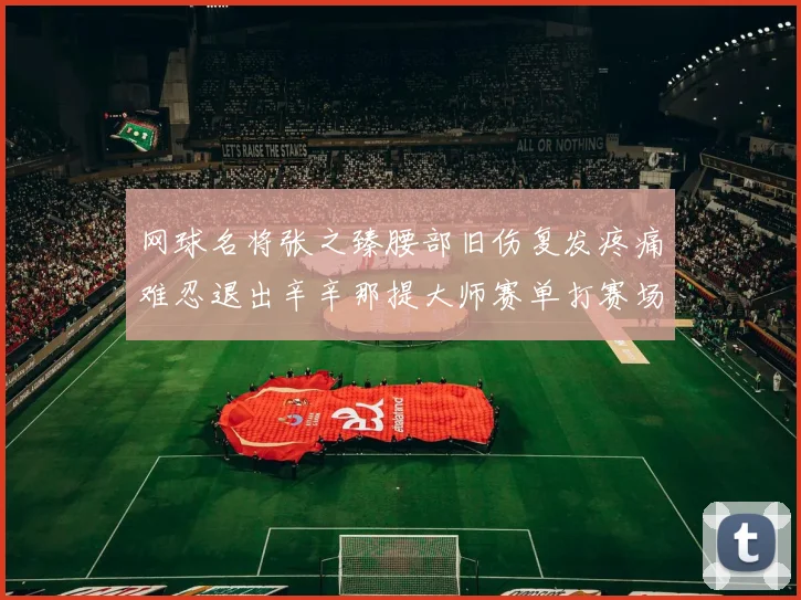 网球名将张之臻腰部旧伤复发疼痛难忍退出辛辛那提大师赛单打赛场